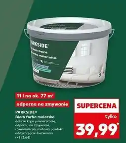 Kaufland Farba biała Parkside oferta
