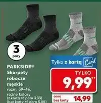 Kaufland Skarpetki męskie robocze 39-46 Parkside oferta