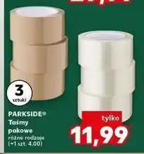 Kaufland Taśma pakowa brązowa Parkside oferta