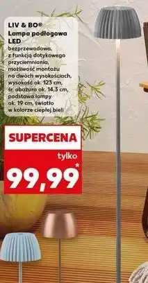 Kaufland Lampa podłogowa led 123 cm Liv & Bo oferta