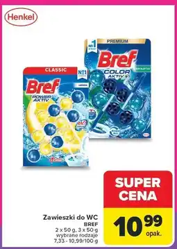 Carrefour Zawieszka do wc eukaliptus Bref Color Aktiv (Wcześniej Blue Active) oferta