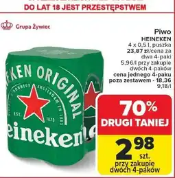 Carrefour Piwo Heineken oferta