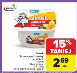 Carrefour Serek waniliowy Rolmlecz oferta