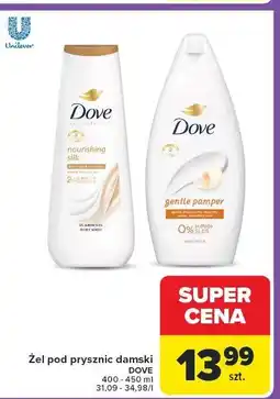 Carrefour Żel pod prysznic Dove Nourishing Silk oferta