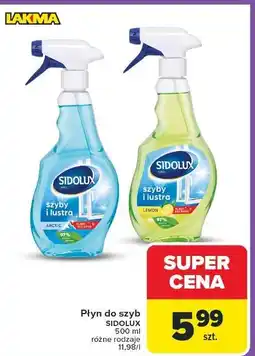Carrefour Płyn do szyb lemon Sidolux Crystal oferta