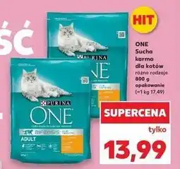 Kaufland Karma dla kota adult kurczak i pełne ziarna Purina One oferta