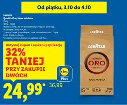 Lidl Kawa mielona Lavazza Qualita Oro 250g oferta