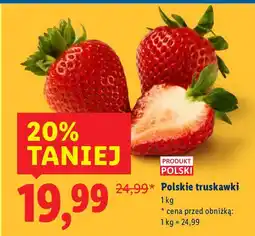 Lidl Polskie truskawki 1 kg Lidl oferta