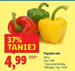 Lidl Papryka mix 500 g Lidl oferta