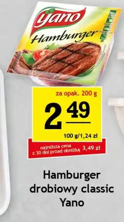 Gram Market Hamburger drobiowy classic Yano oferta