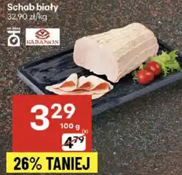 Delikatesy Centrum Schab biały 100g Kabanos oferta