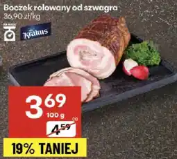 Delikatesy Centrum Boczek rolowany od szwagra 100g Krakus oferta