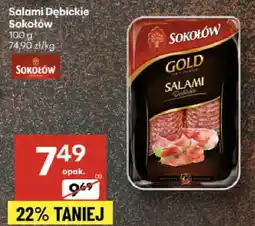 Delikatesy Centrum Salami Dębickie Sokołów 100g oferta