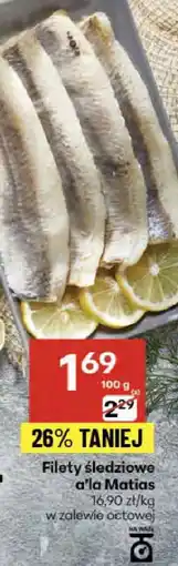 Delikatesy Centrum Filety śledziowe a'la Matias 100g Delikatesy Centrum oferta