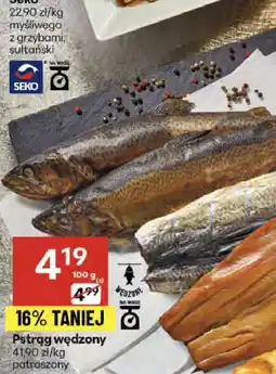 Delikatesy Centrum Pstrąg wędzony 100g Delikatesy Centrum oferta