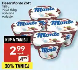 Delikatesy Centrum Deser Monte Zott 150g oferta