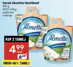 Delikatesy Centrum Serek Almette Hochland 150g oferta