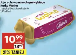 Delikatesy Centrum Jaja z chowu na wolnym wybiegu Kurka Wolna 10 szt oferta