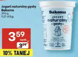 Delikatesy Centrum Jogurt naturalny gęsty Bakoma 390g oferta