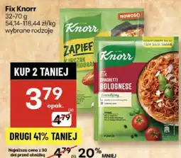 Delikatesy Centrum Fix Knorr różne rodzaje 32-70g oferta