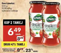 Delikatesy Centrum Sos Łowicz różne rodzaje 500g oferta