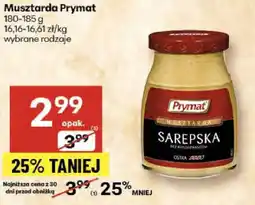 Delikatesy Centrum Musztarda Prymat 180-185g oferta