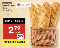 Delikatesy Centrum Bagietka czosnkowa La Lorraine 182g oferta
