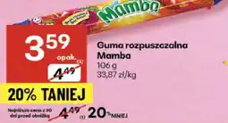 Delikatesy Centrum Guma rozpuszczalna Mamba 106g oferta