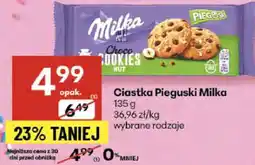 Delikatesy Centrum Ciastka Pieguski Milka 135g oferta
