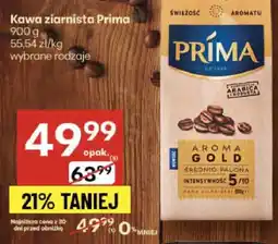 Delikatesy Centrum Kawa ziarnista Prima 900 g oferta
