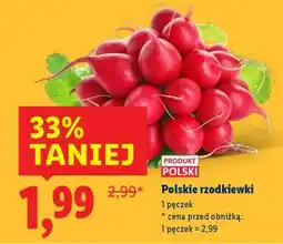 Lidl Polskie rzodkiewki oferta