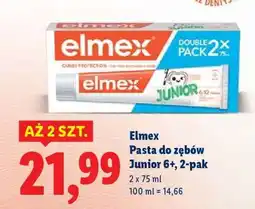 Lidl Elmex Pasta do zębów Junior 6+, 2-pak oferta