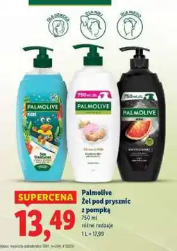 Lidl Palmolive Żel pod prysznic z pompką oferta
