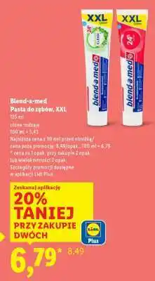 Lidl BLEND-A-MED Pasta do zębów, XXL oferta