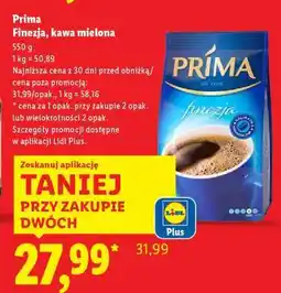 Lidl Prima Finezja Kawa mielona oferta