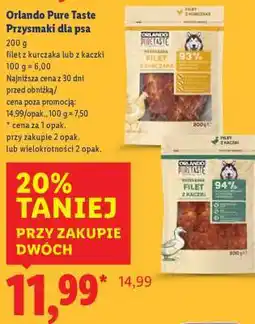 Lidl ORLANDO PURE TASTE Przysmaki dla psa oferta