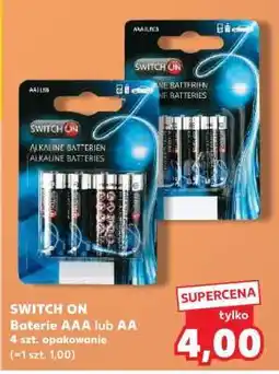 Kaufland SWITCH ON Baterie AAA lub AA oferta