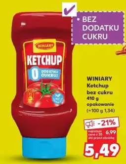 Kaufland WINIARY Ketchup bez cukru 410 g opakowanie oferta