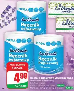 Dino Ręcznik papierowy Mega Lavenda oferta