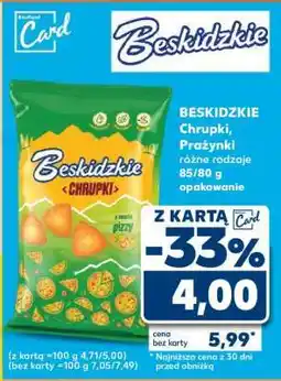 Kaufland BESKIDZKIE Chrupki, Prażynki oferta