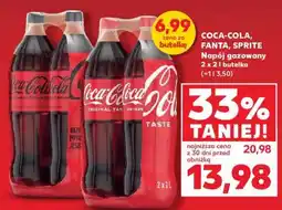 Kaufland COCA-COLA, FANTA, SPRITE Napój gazowany 2 x 2 l butelka oferta