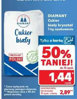 Kaufland Diamant Cukier biały kryształ 1 kg opakowanie oferta