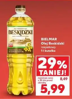 Kaufland BIELMAR Olej Beskidzki rzepakowy 1 l butelka oferta