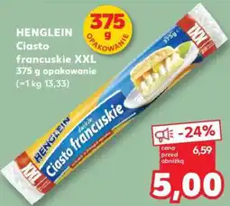 Kaufland HENGLEIN Ciasto francuskie XXL oferta