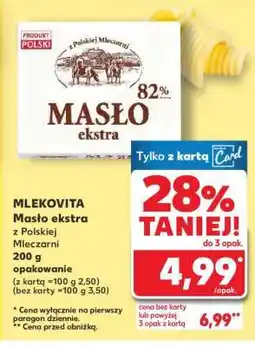 Kaufland MLEKOVITA Masło ekstra oferta