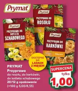 Kaufland PRYMAT Przyprawa do rosołu, do karkówki, do kotleta schabowego oferta