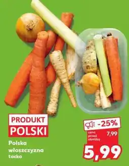 Kaufland Polska włoszczyzna tacka oferta