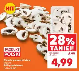 Kaufland Polskie pieczarki białe krojone oferta