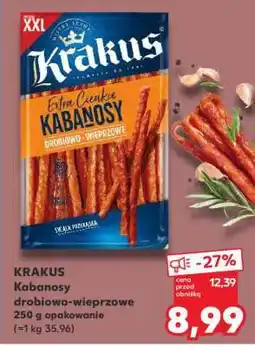 Kaufland KRAKUS Kabanosy drobiowo-wieprzowe oferta