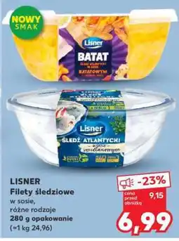 Kaufland LISNER Filety śledziowe oferta